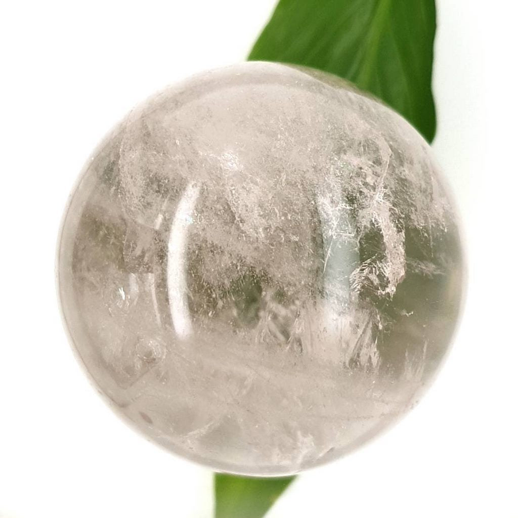 clear quartz crystal sphere ball