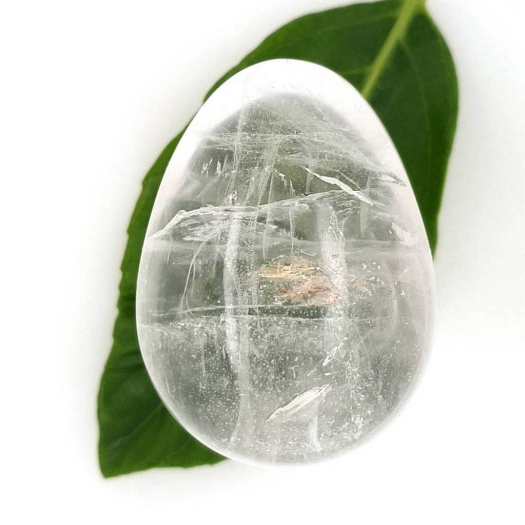 clear quartz egg