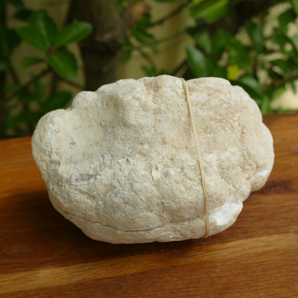 clear quartz geode