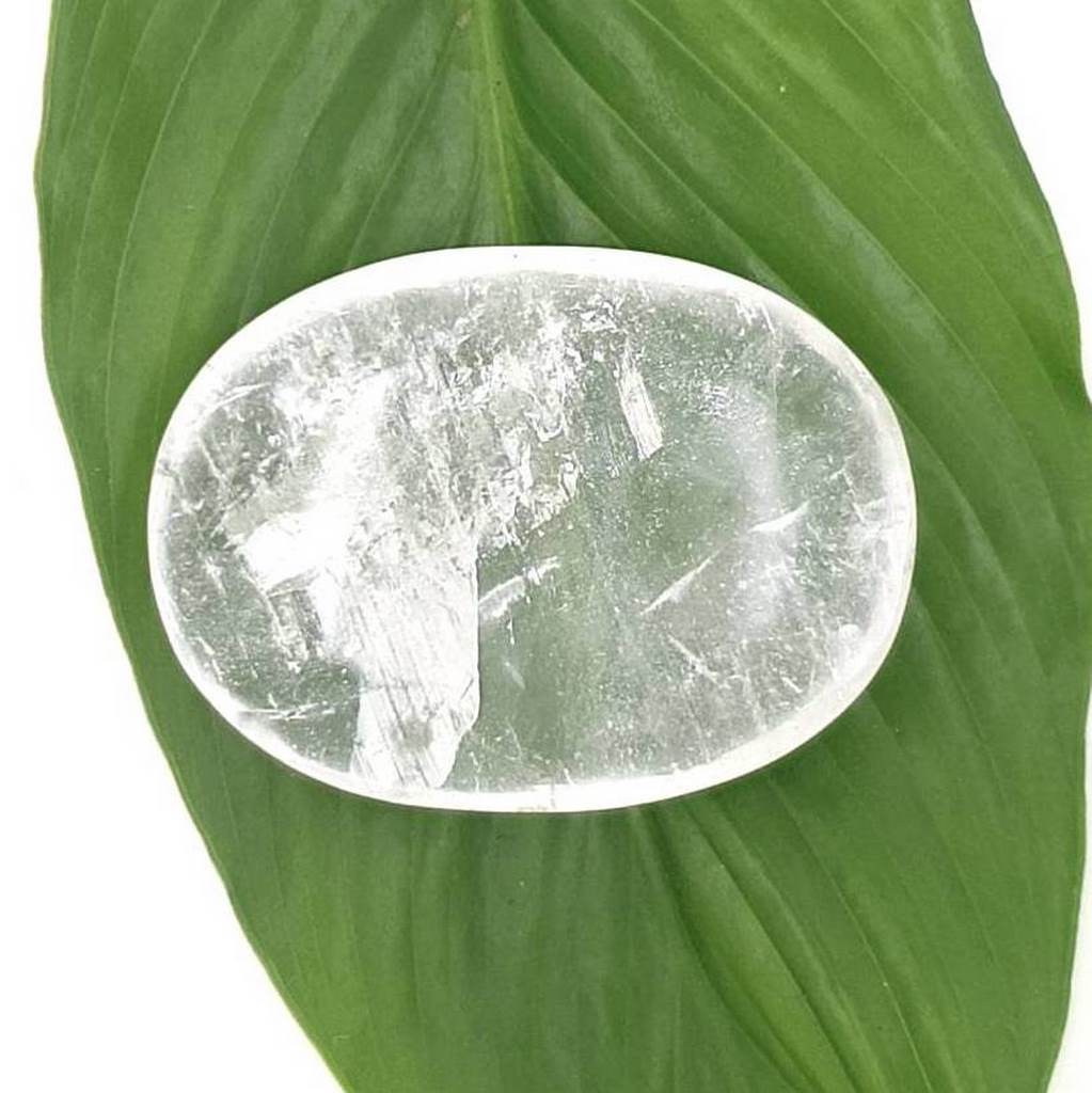 Clear Quartz Crystal Palm Stones & Worry Stones