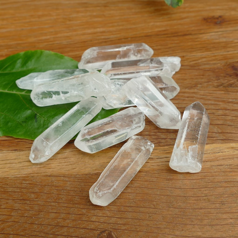 clear quartz single points