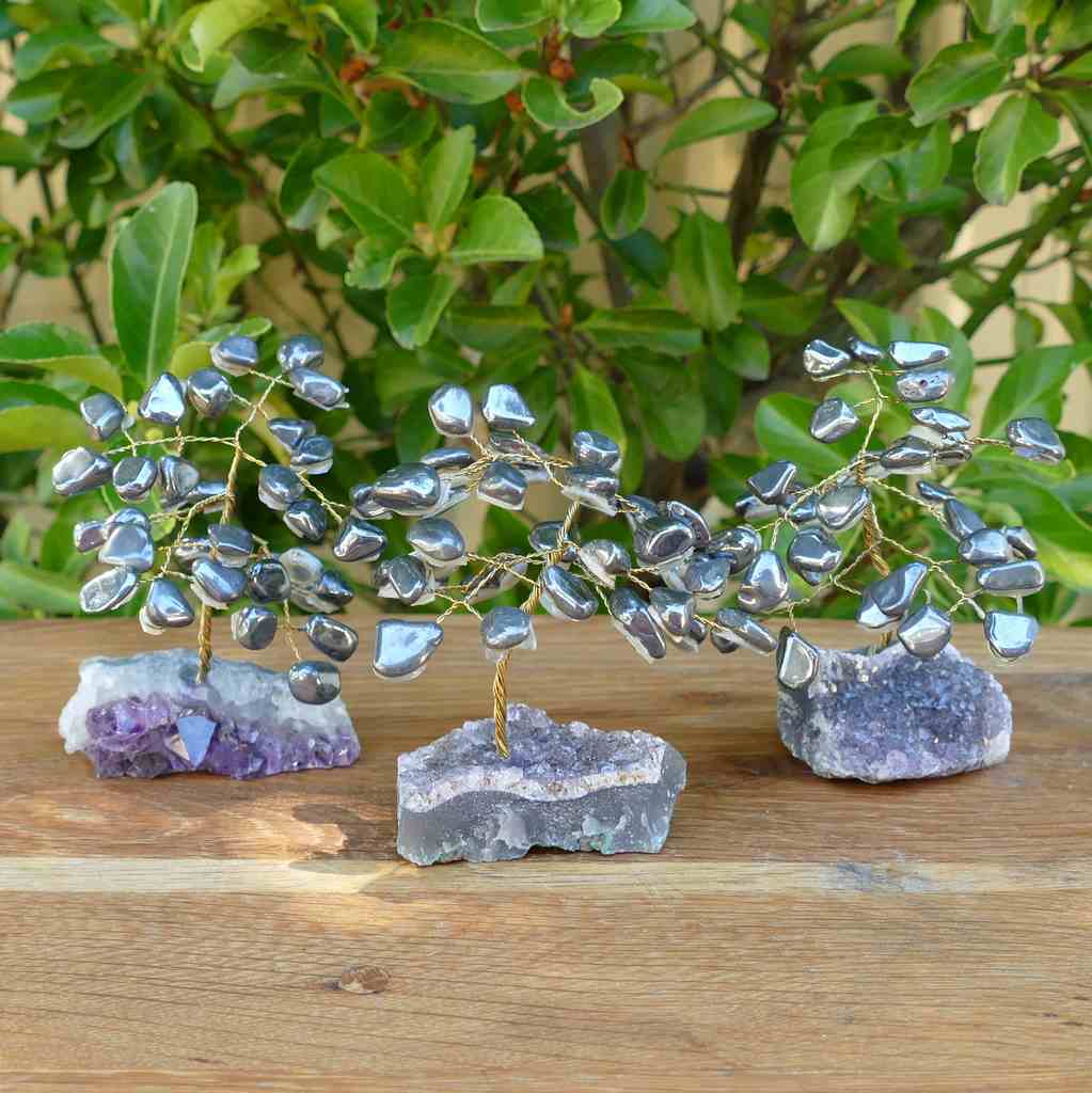 Crystal Gem Tree - Hematite
