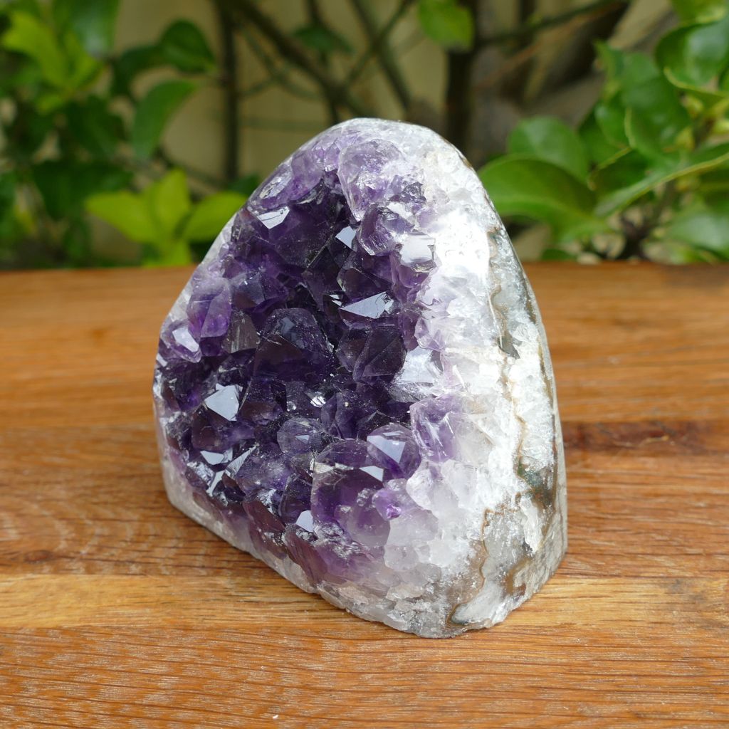 amethyst cluster cut base
