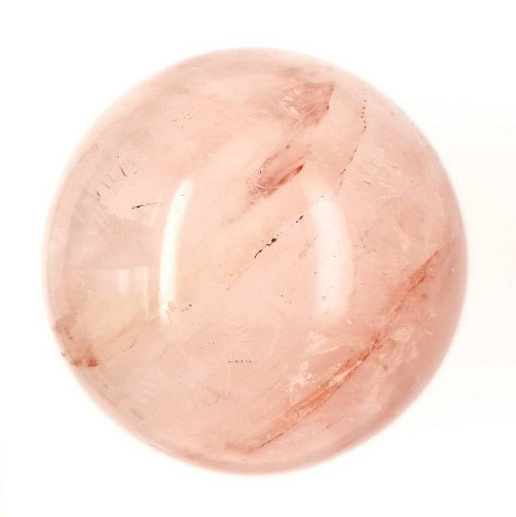 fire quartz crystal sphere