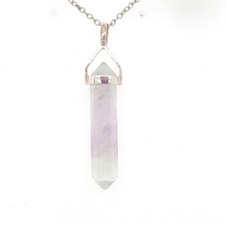 fluorite point pendant