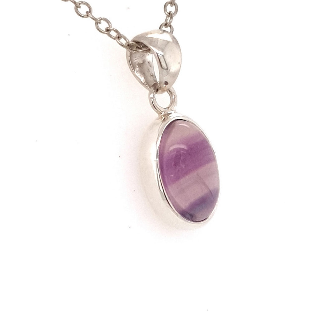 small fluorite pendant