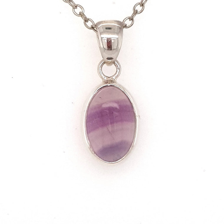 small fluorite pendant