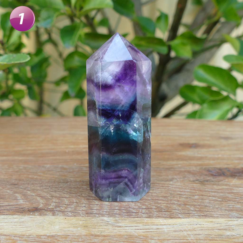 fluorite point crystal