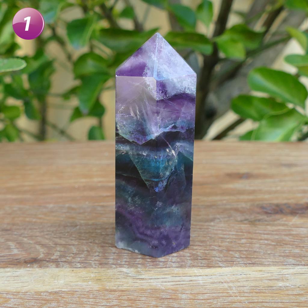 fluorite point crystal