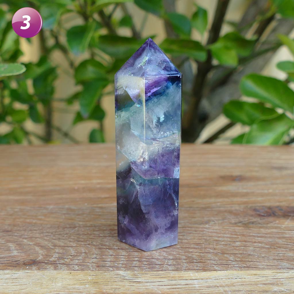 fluorite point crystal