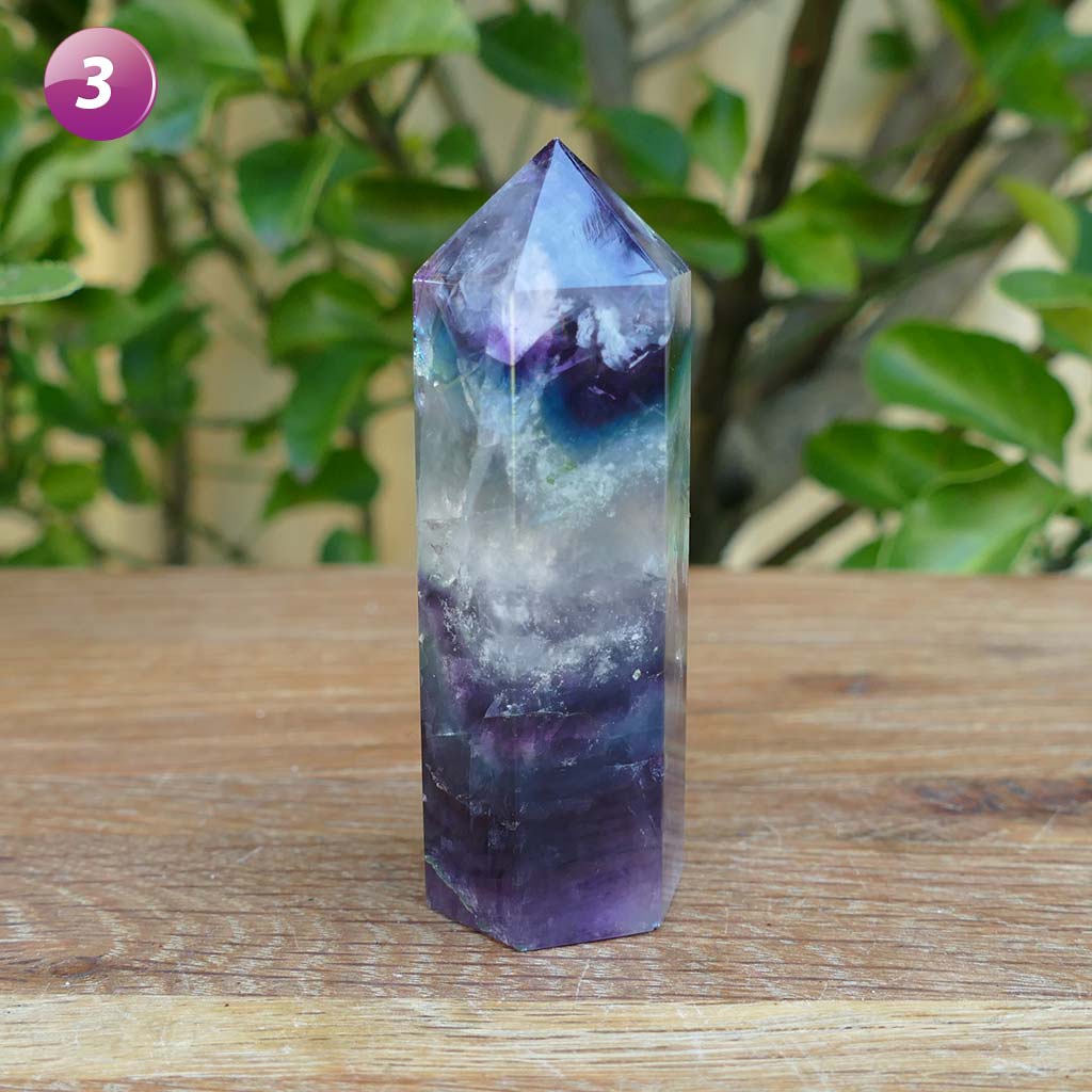 fluorite point crystal