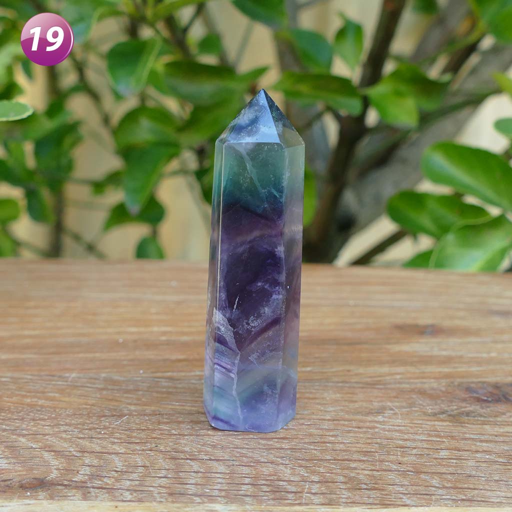 fluorite point crystal