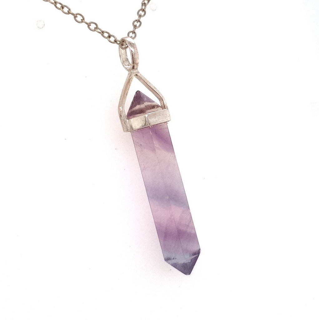 fluorite point pendant