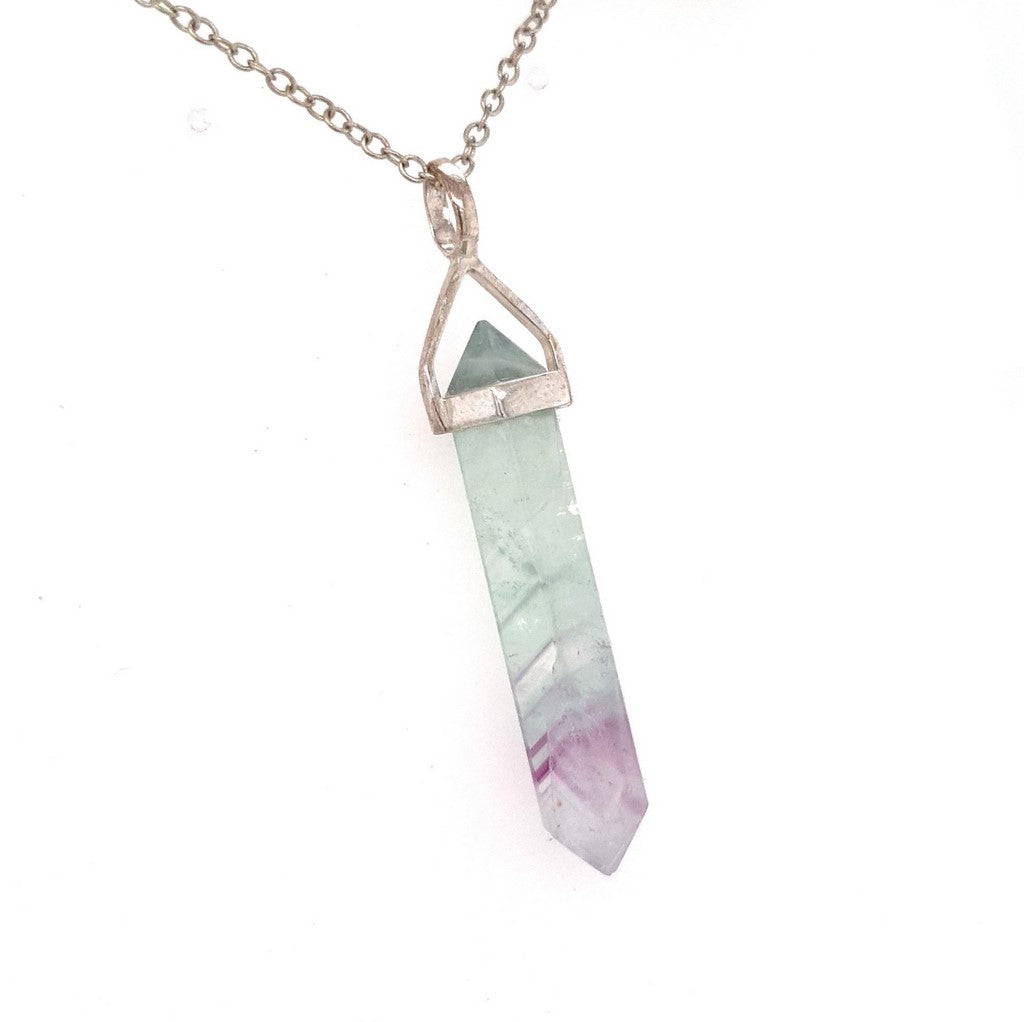 fluorite point pendant