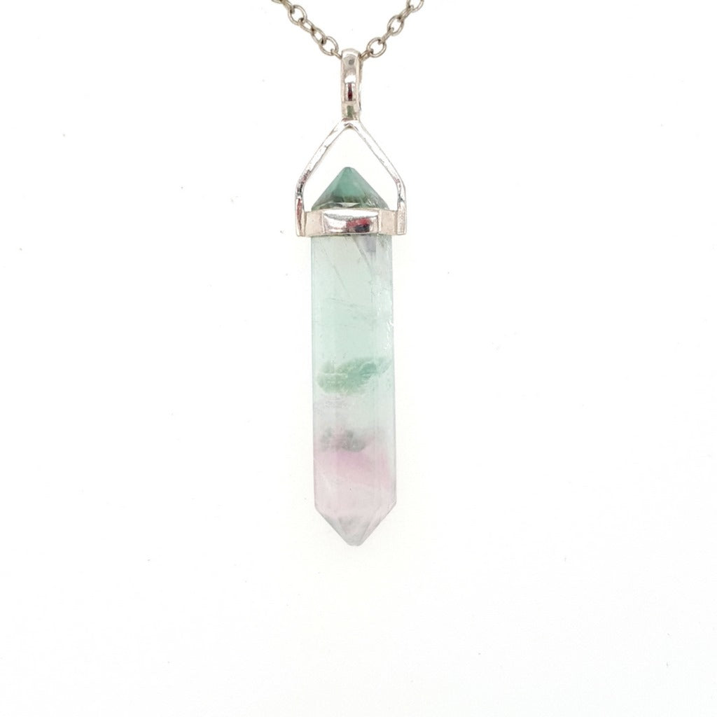 fluorite point pendant