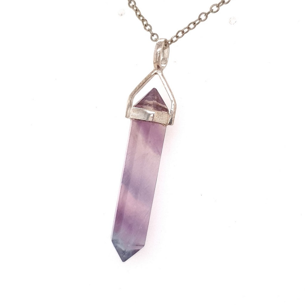 fluorite point pendant