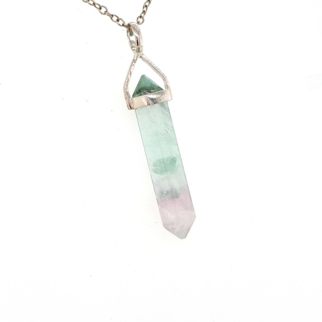 fluorite point pendant