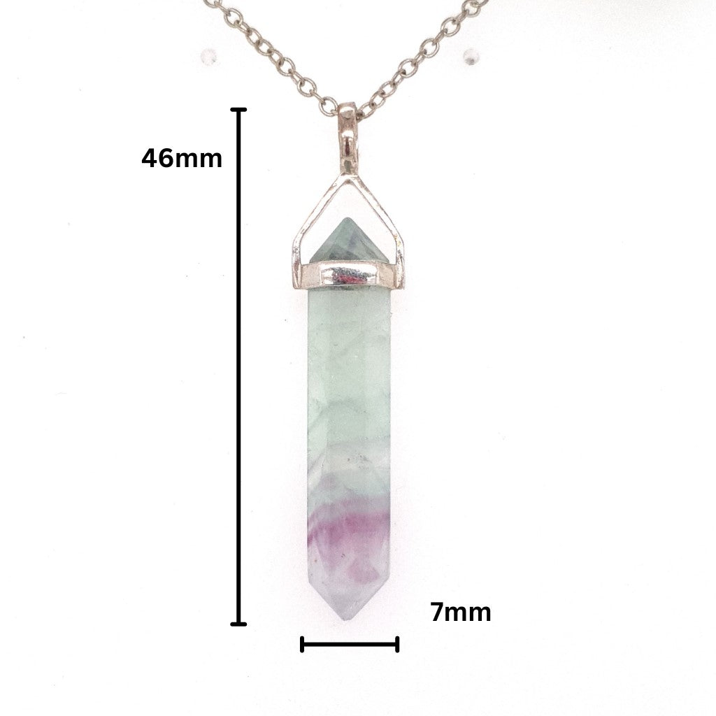 fluorite point pendant