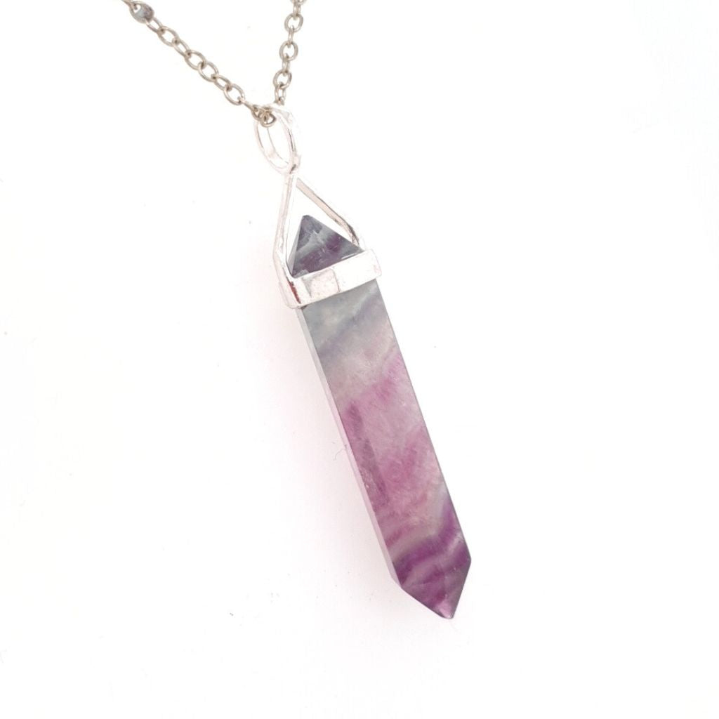 fluorite point pendant