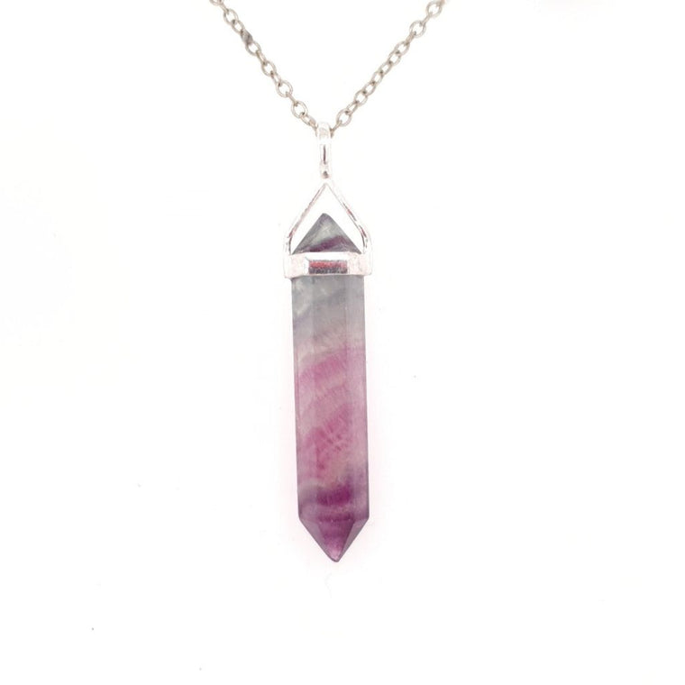 fluorite point pendant