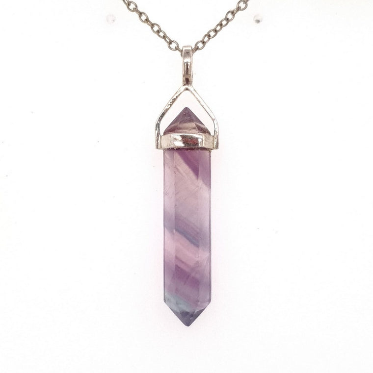 fluorite point pendant