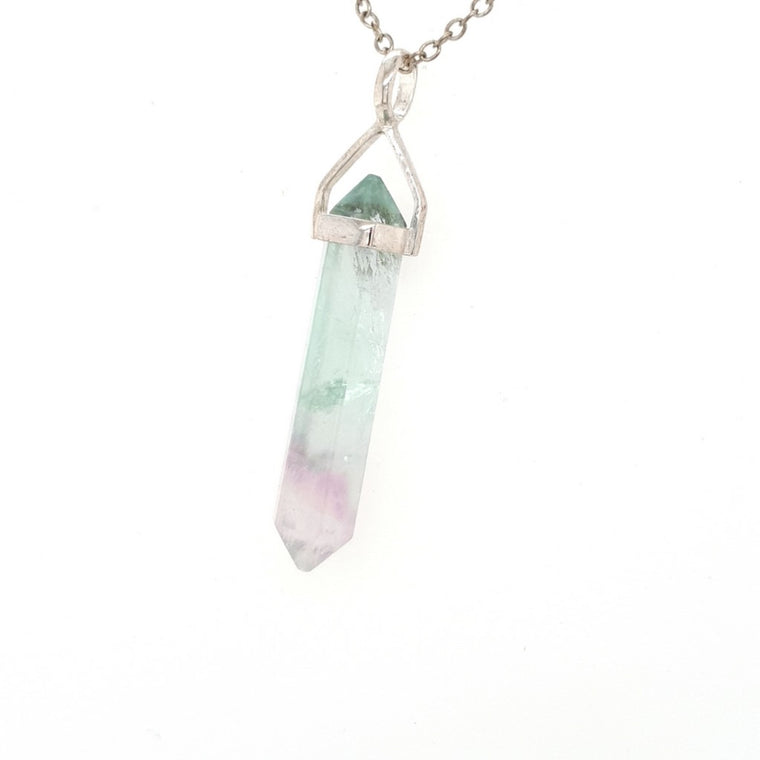 fluorite point pendant