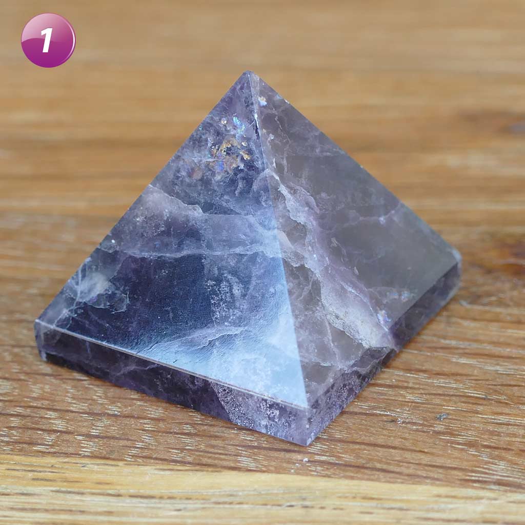 Fluorite Crystal Pyramids