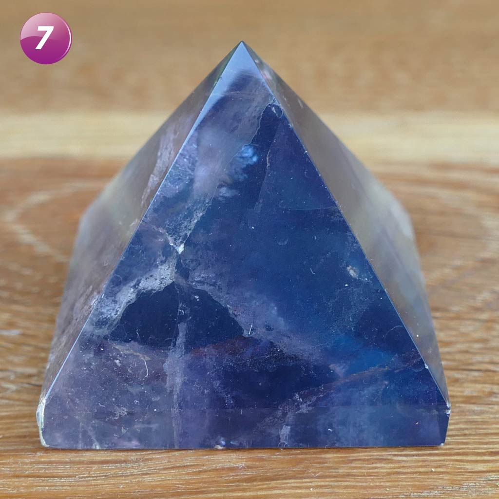 fluorite crystal pyramid