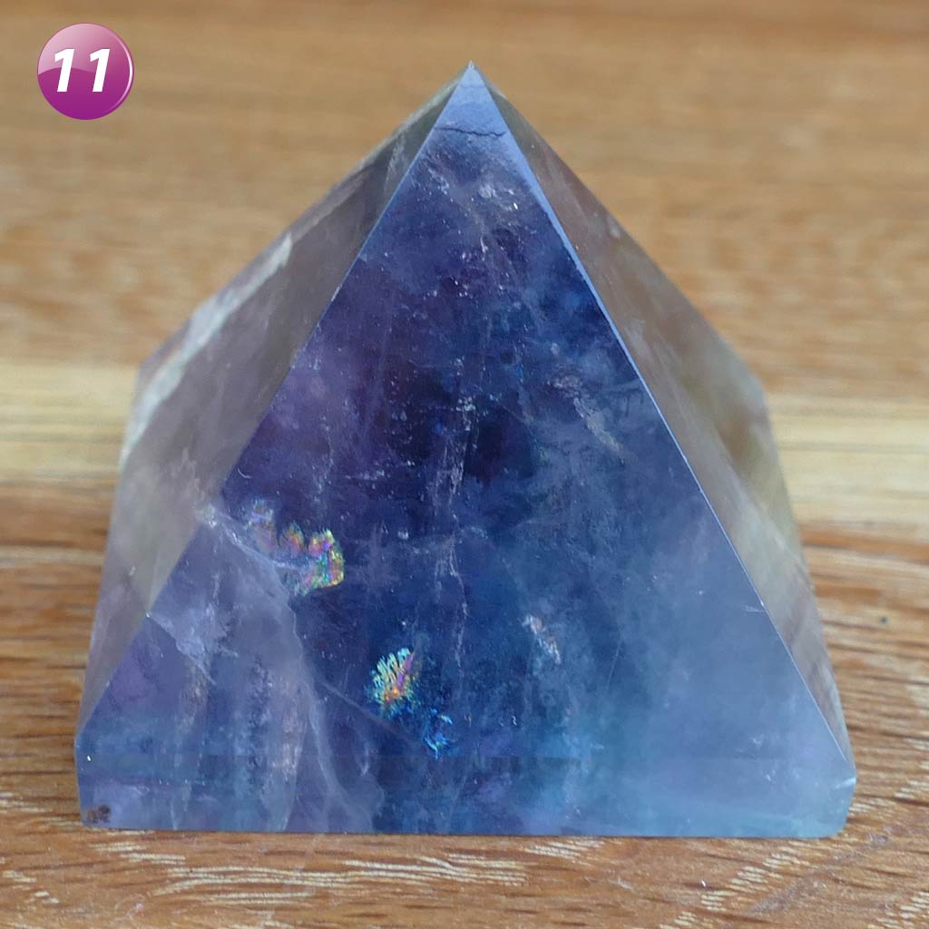 fluorite crystal pyramid