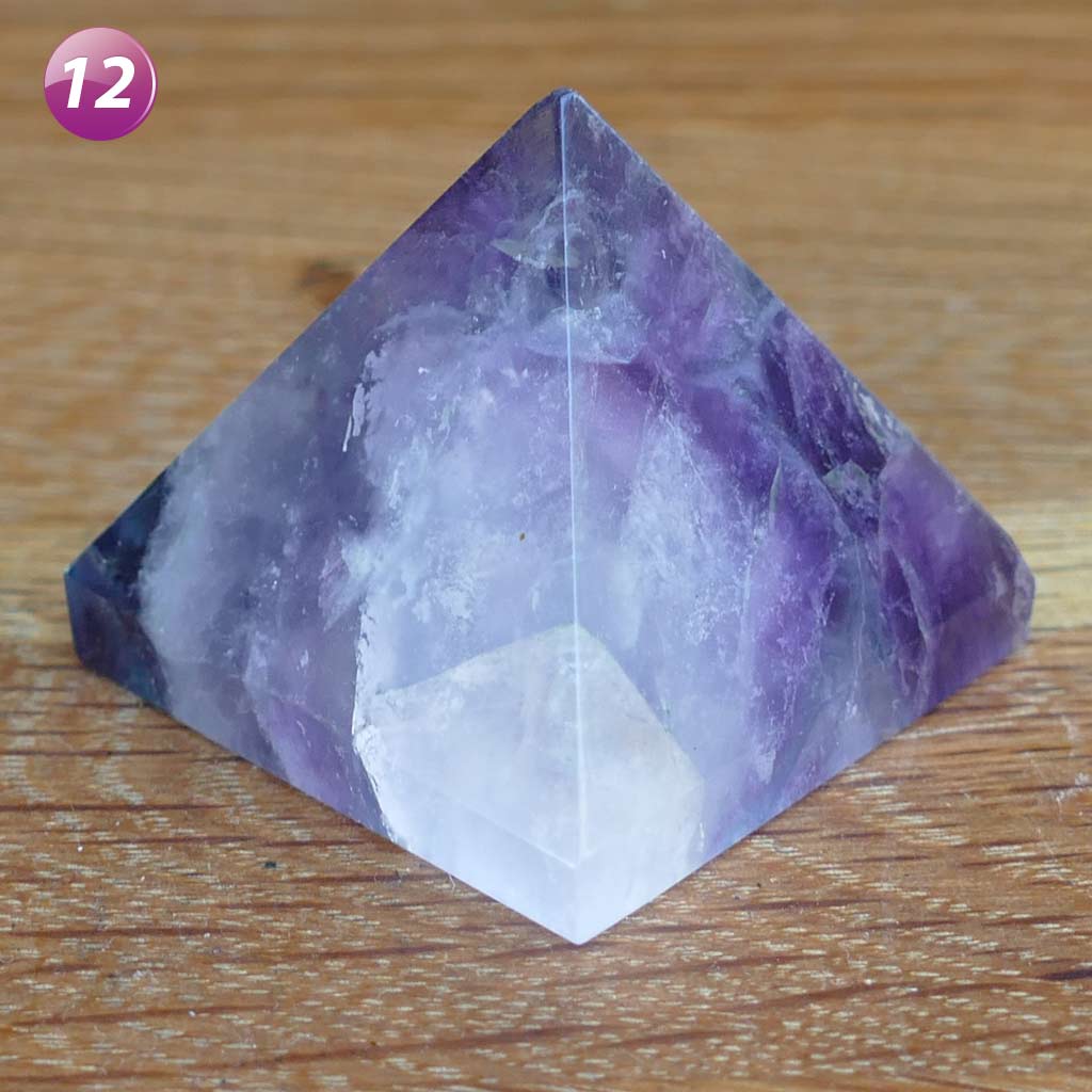 fluorite crystal pyramid