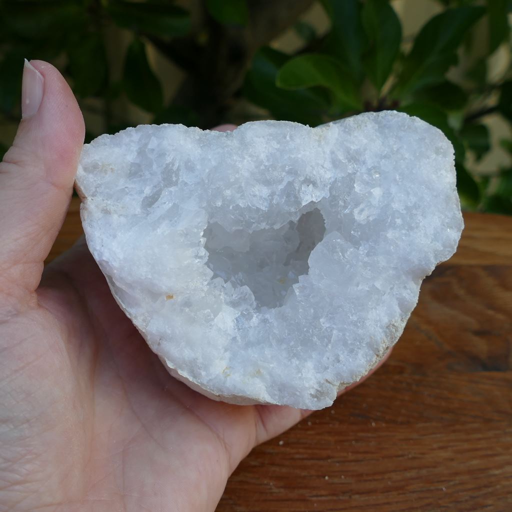 quartz and calcite friendship geode