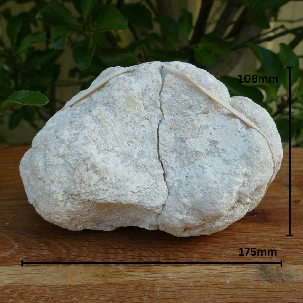 quartz and calcite friendship geode