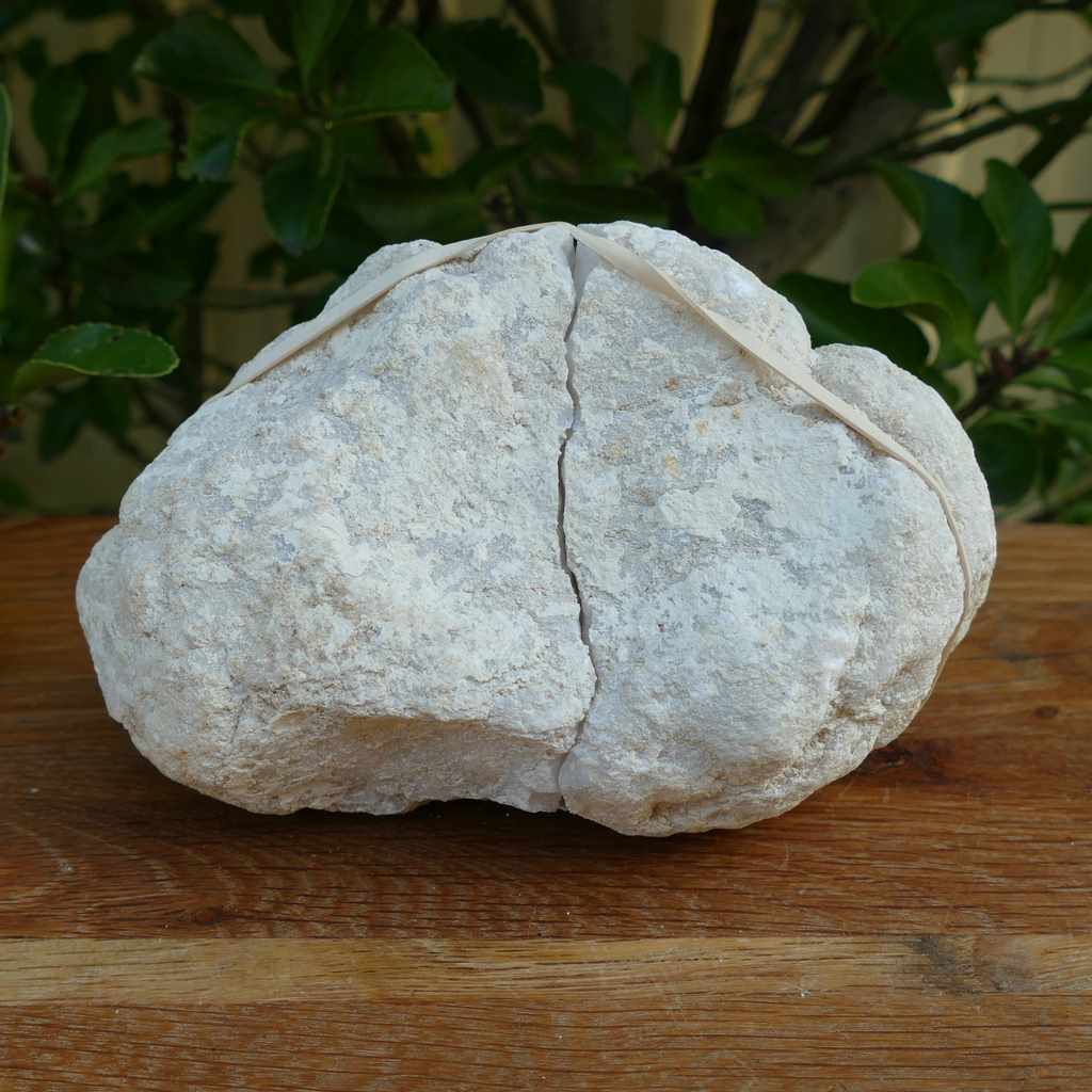 quartz and calcite friendship geode