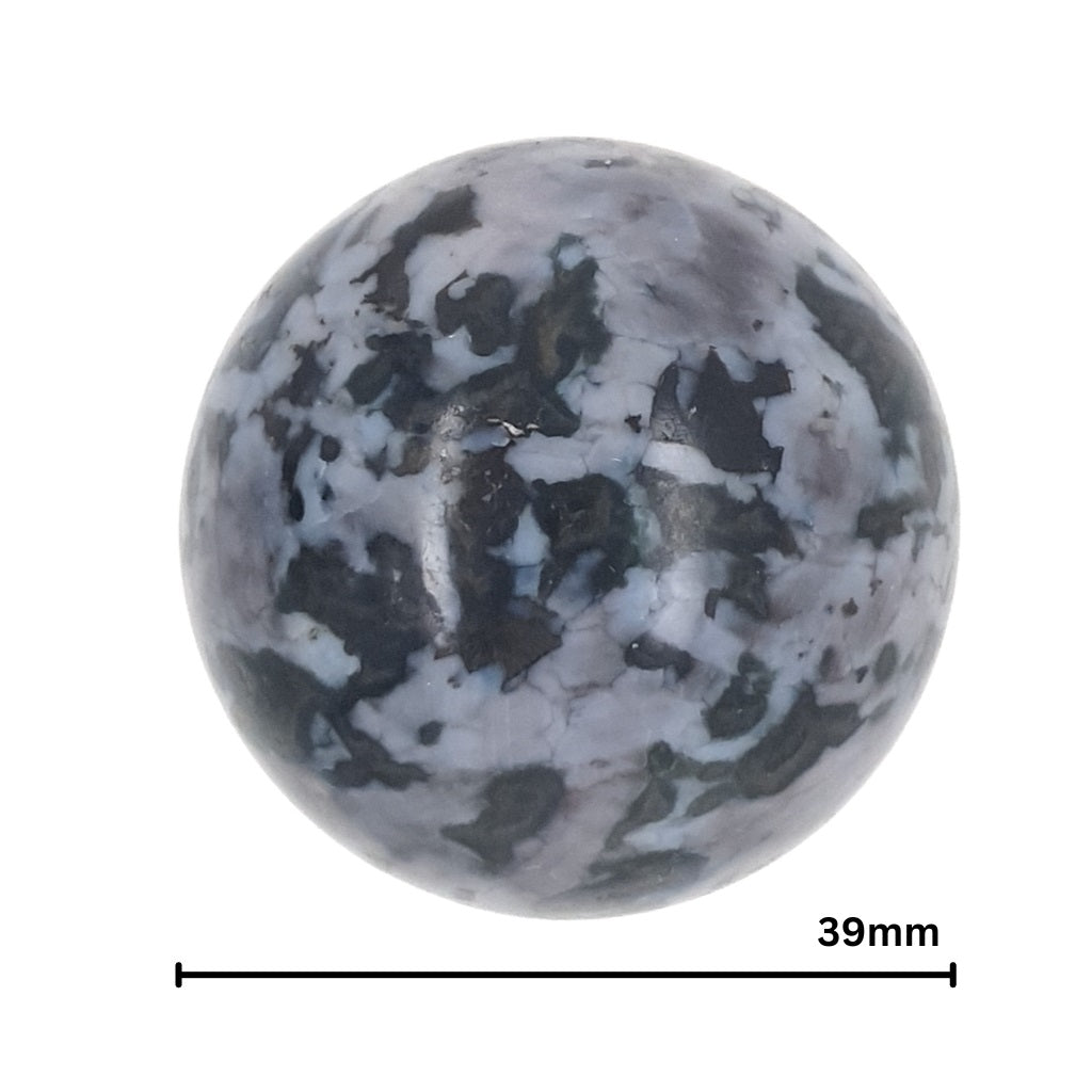 Indigo Gabbro Crystal Sphere