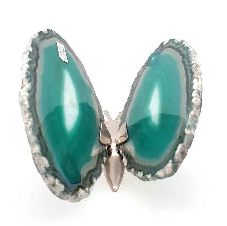 green agate butterfly