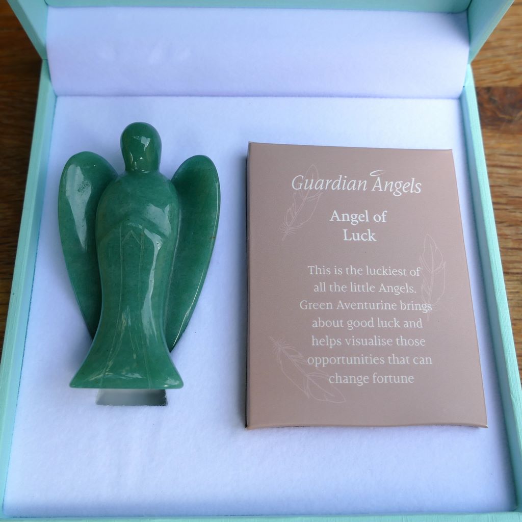 green aventurine guardian angel