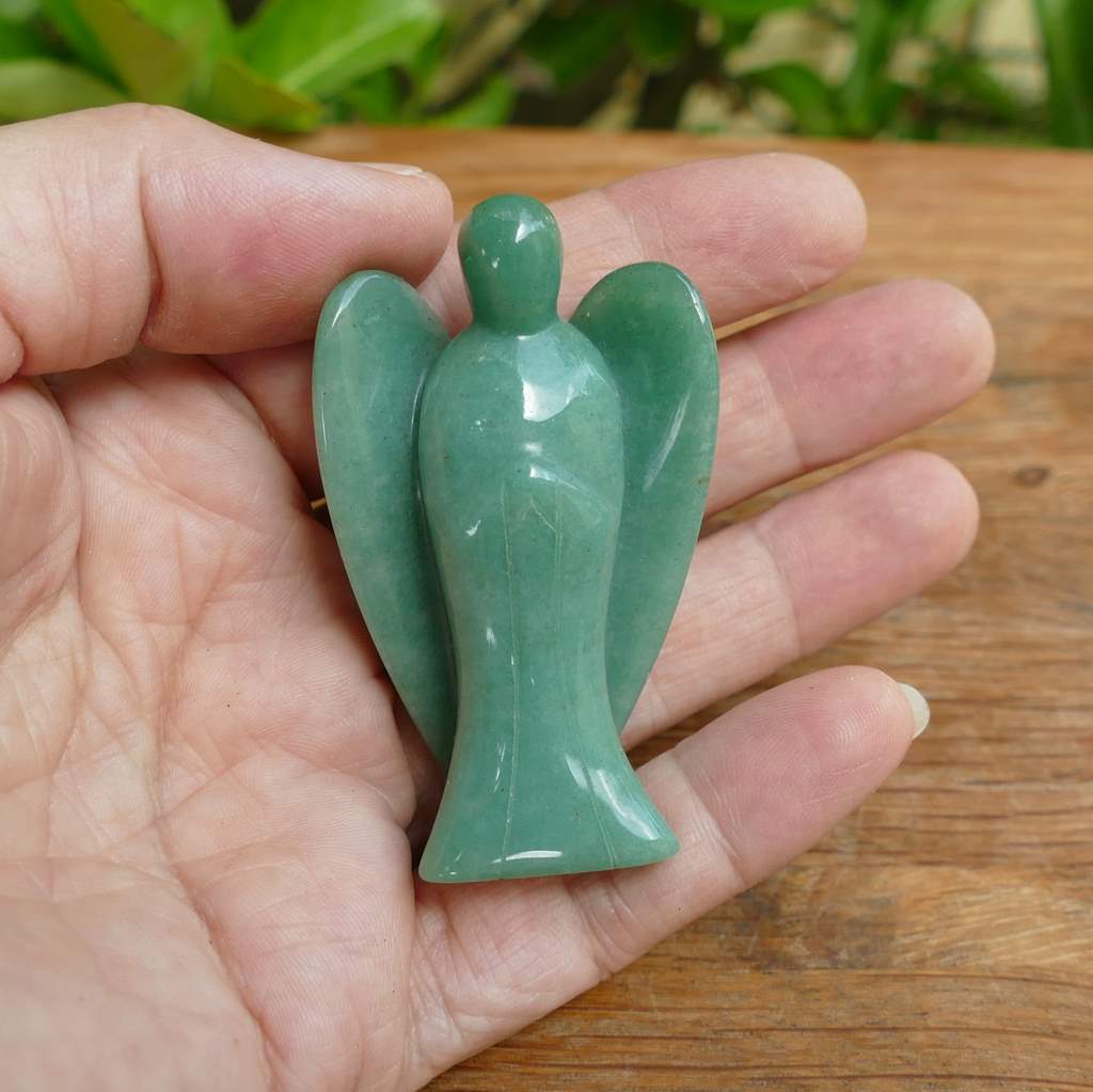 green aventurine guardian angel