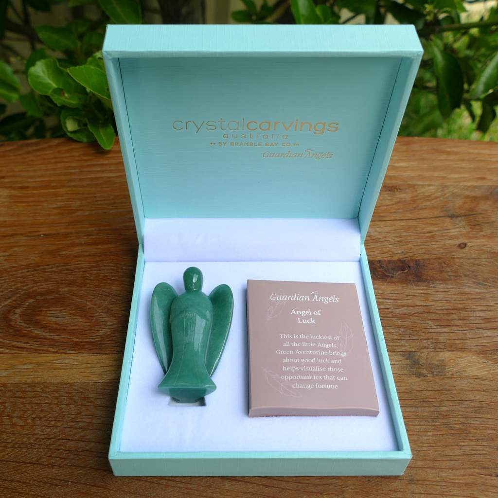 green aventurine guardian angel