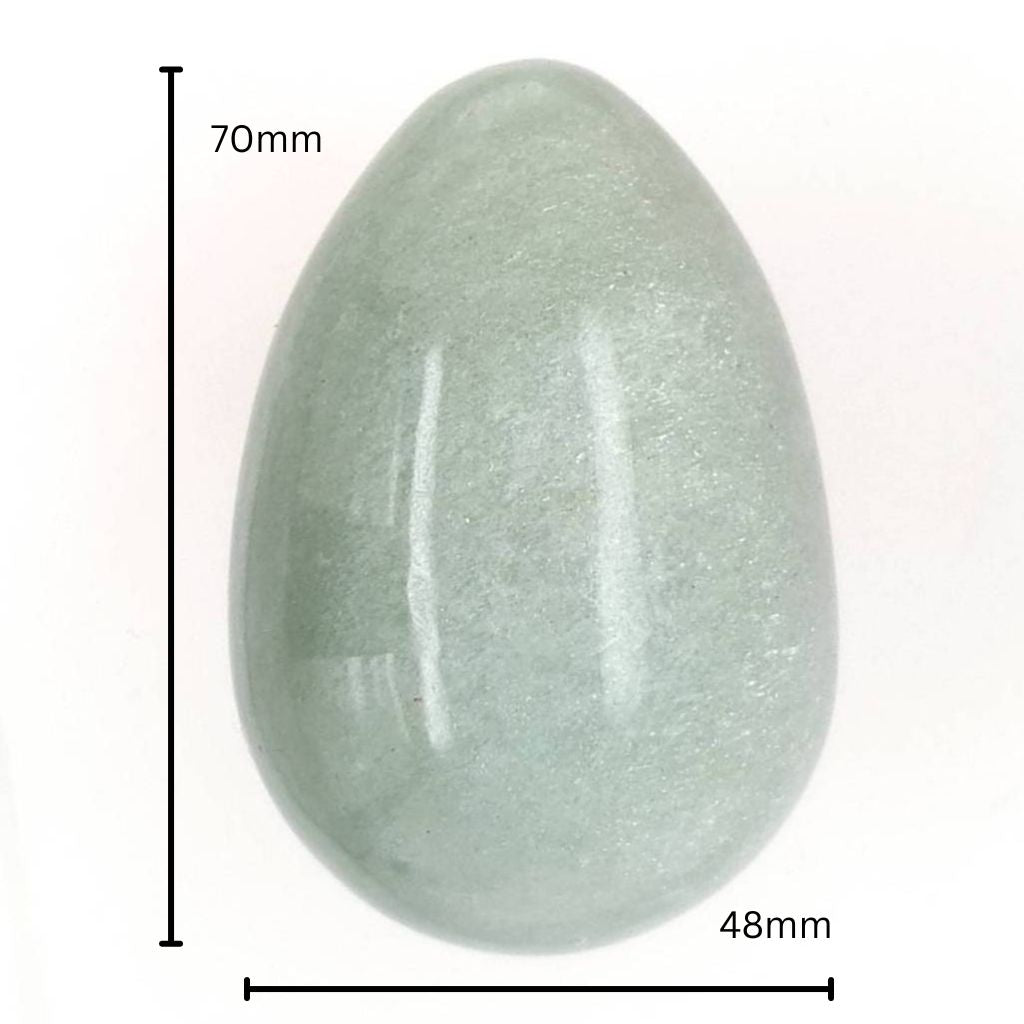 green aventurine crystal egg