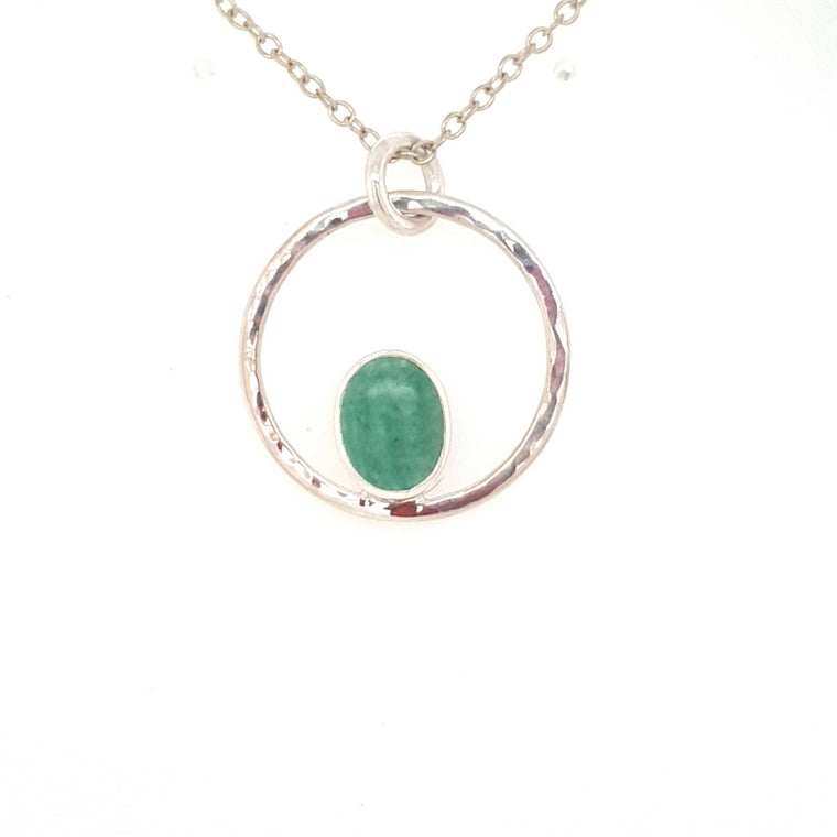 green aventurine pendant