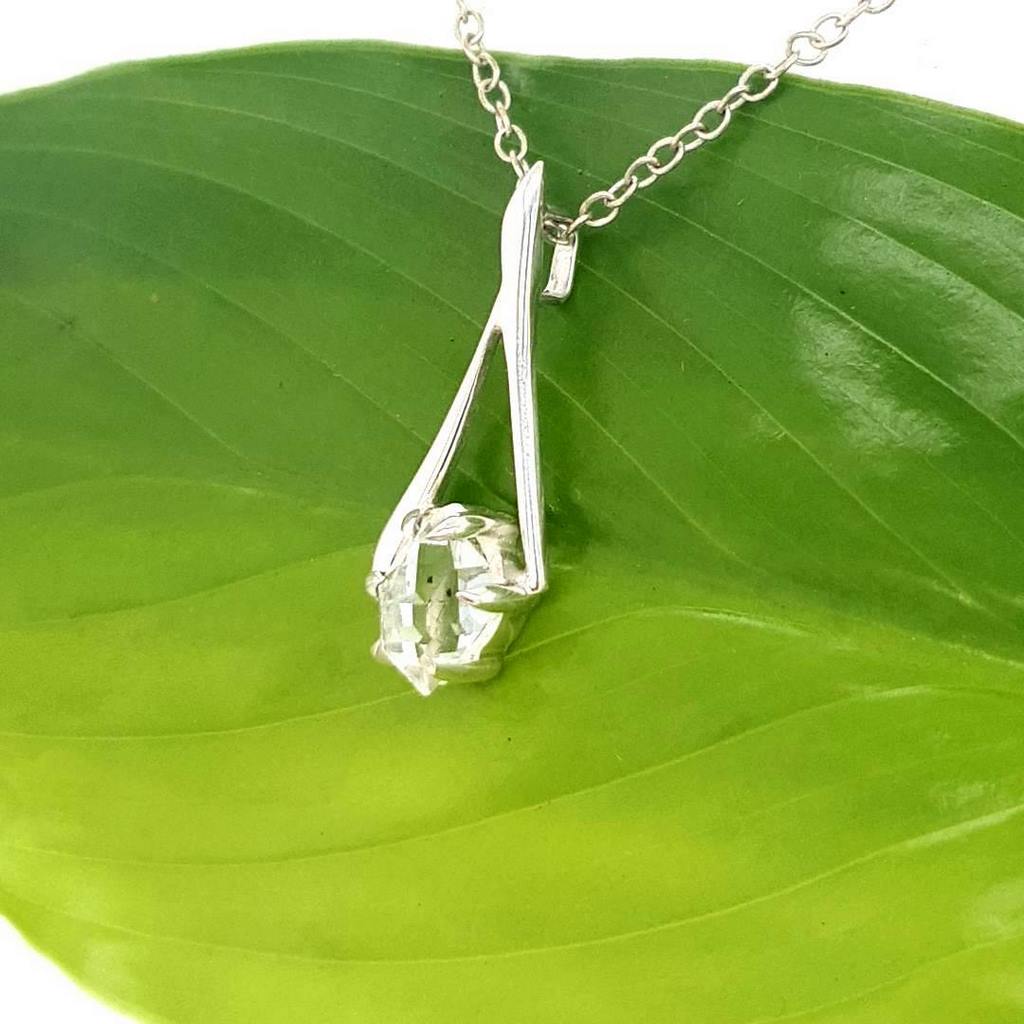 herkimer diamond pendant