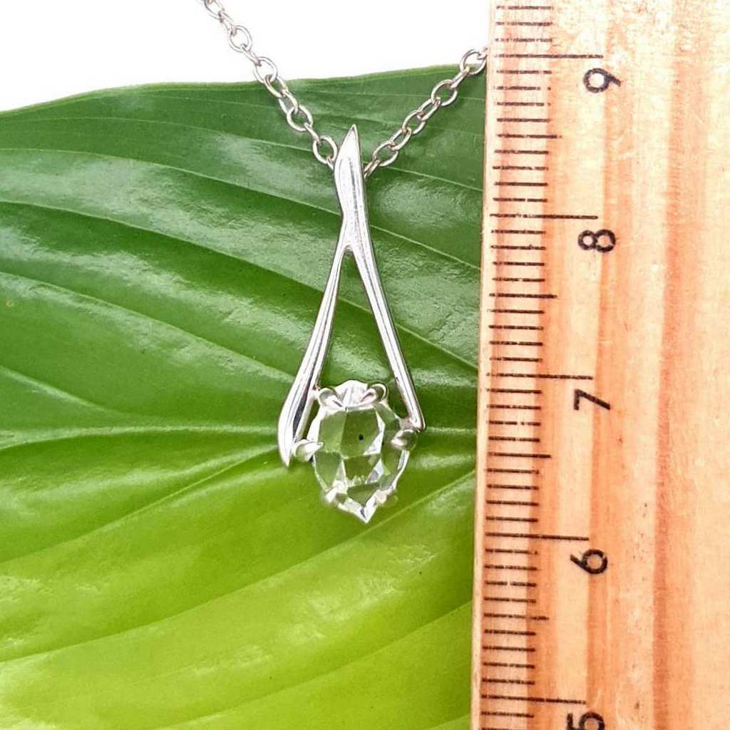 herkimer diamond pendant