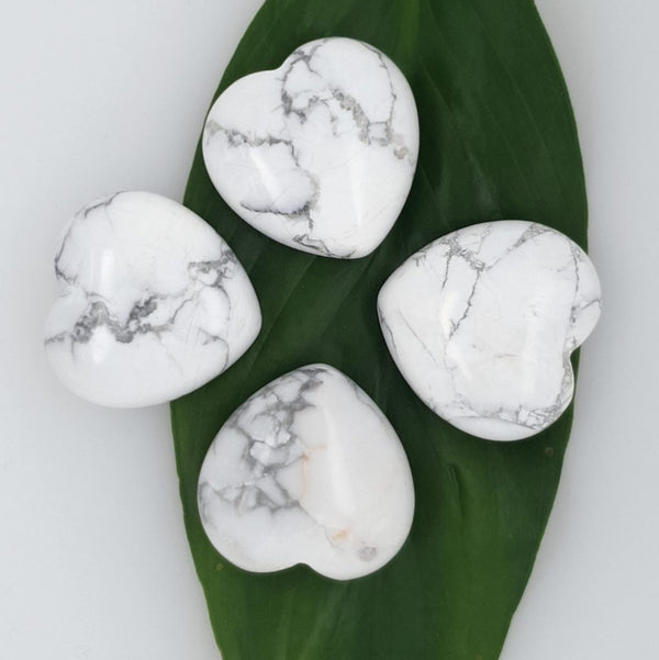 Howlite Heart | A Symbol of Calm & Clarity - Earth Inspired Gifts