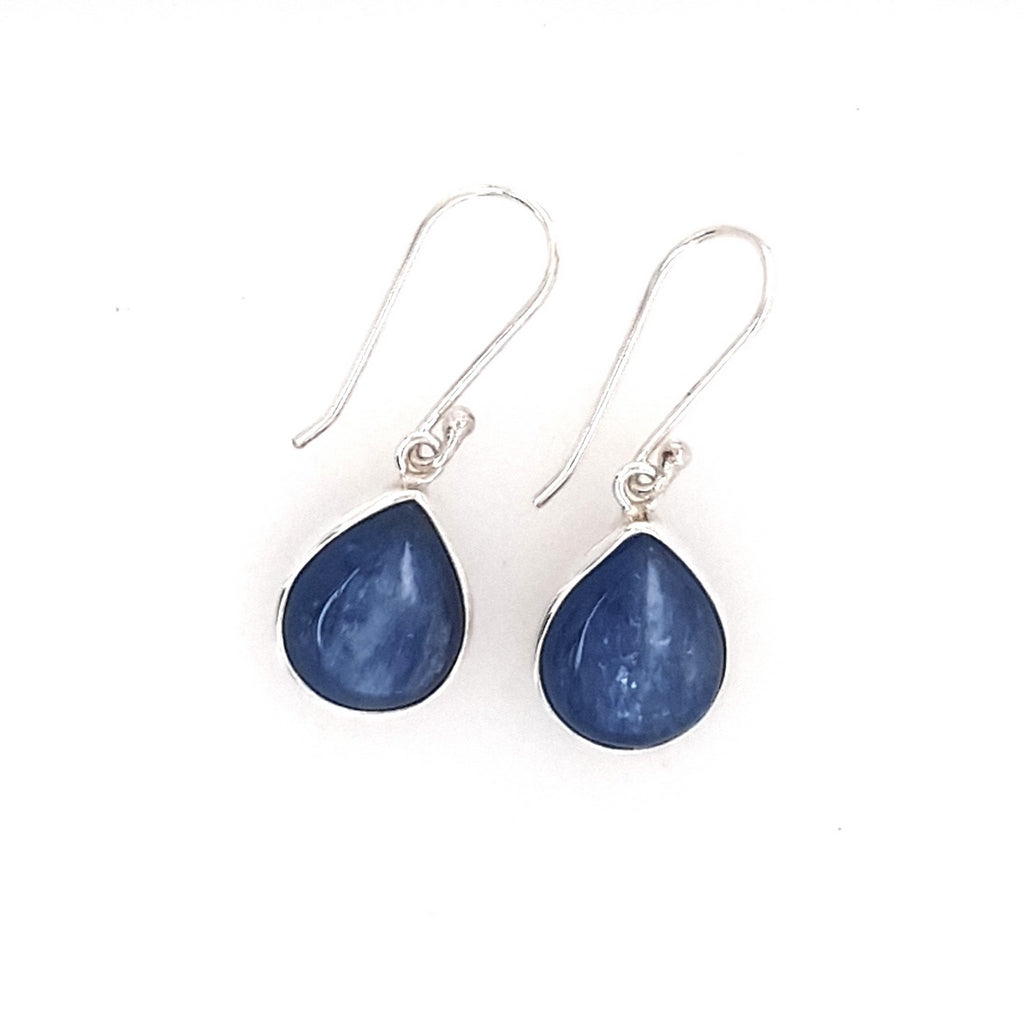 kyanite crystal earrings