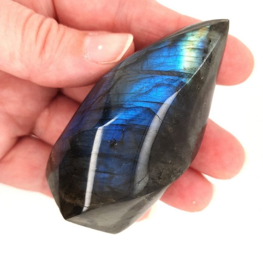 labradorite crystal flame