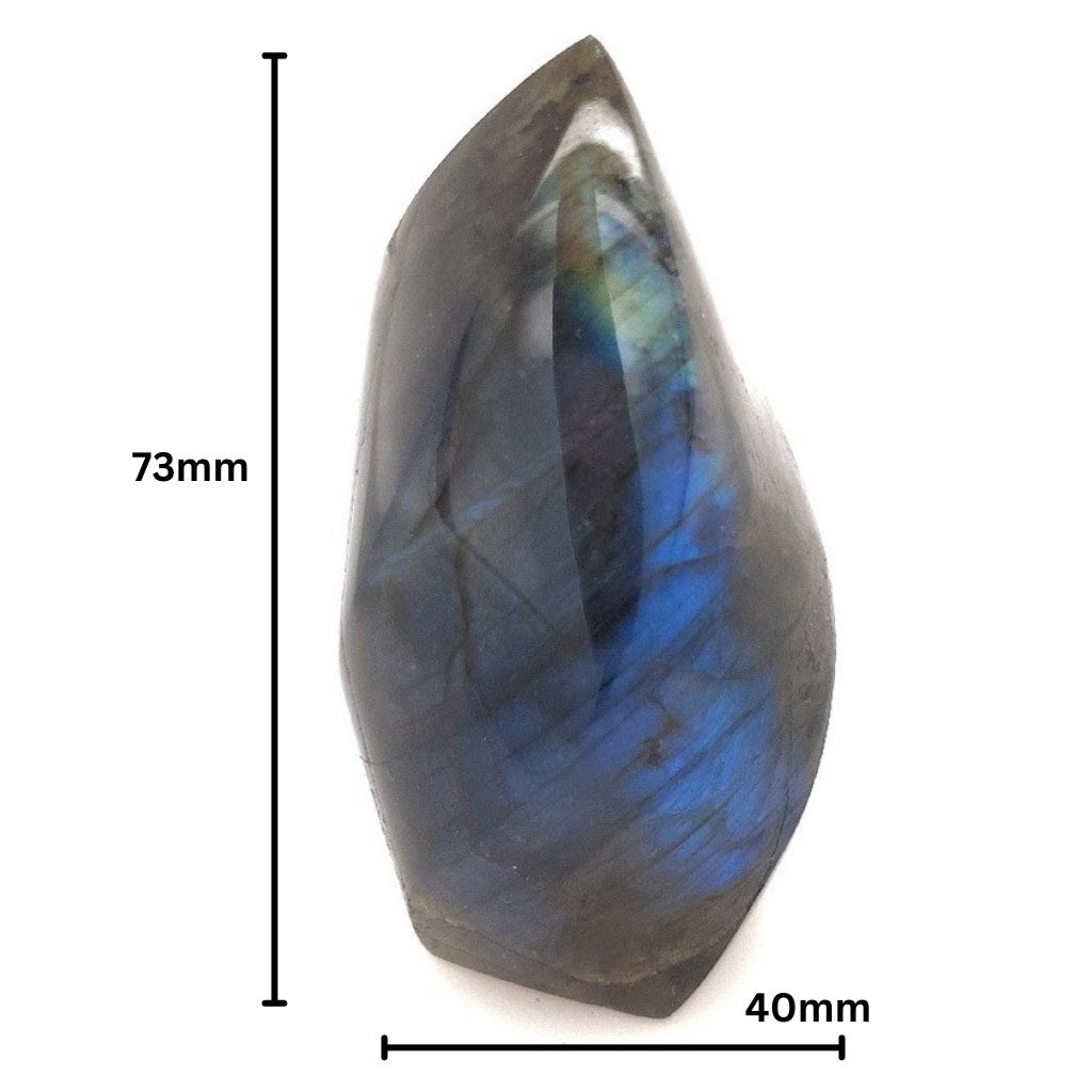 labradorite crystal flame