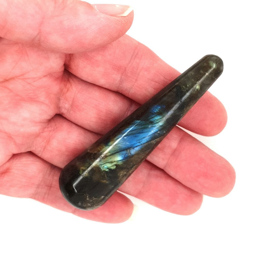 labradorite crystal wands