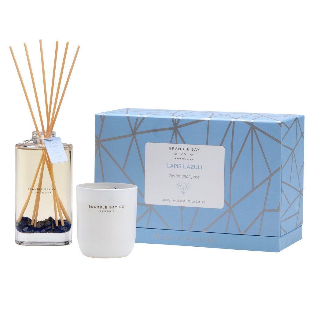 lapis lazuli crystal infusions gift set