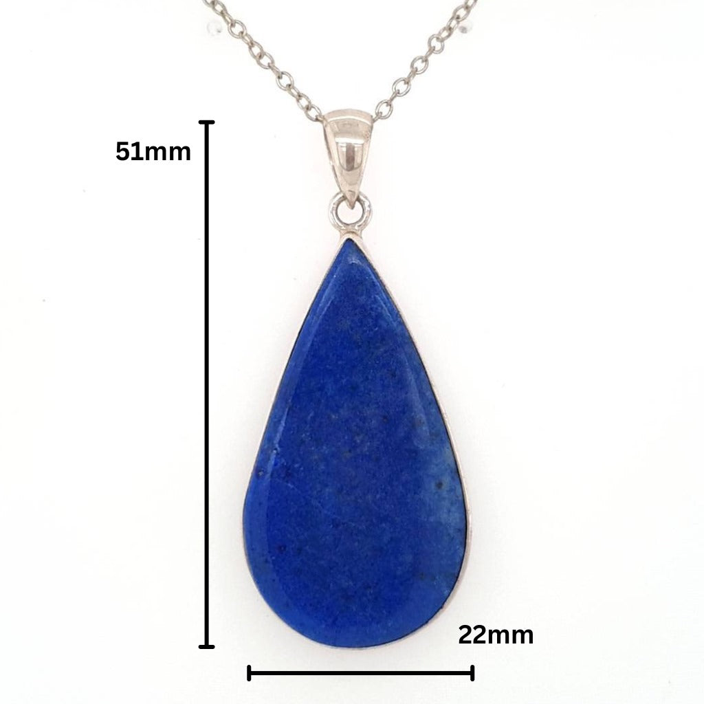 lapis lazuli crystal pendant