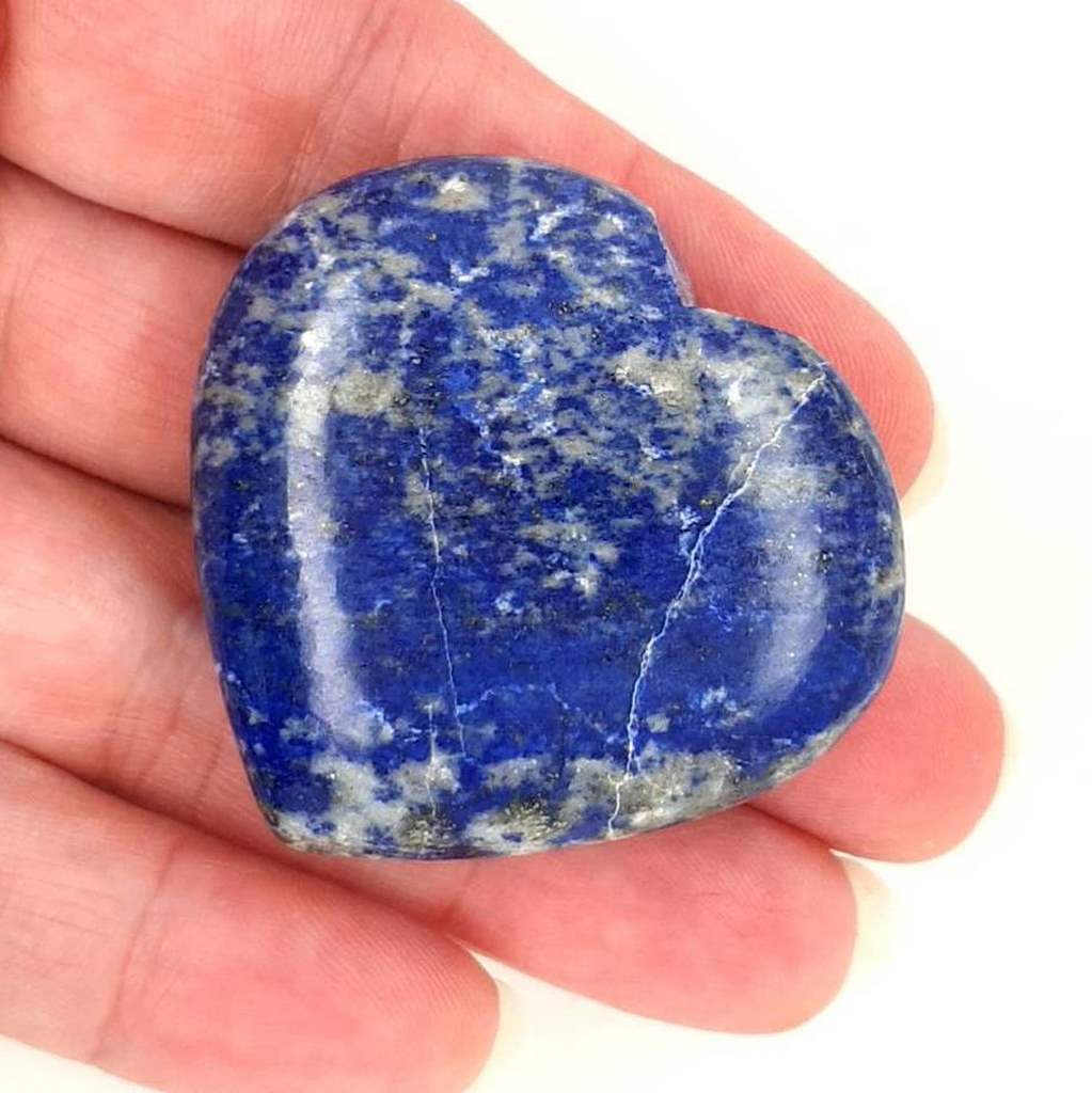 lapis lazuli crystal heart
